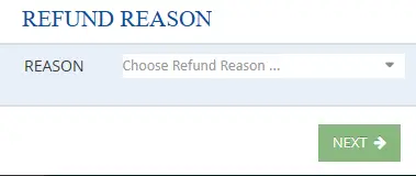 refund reason